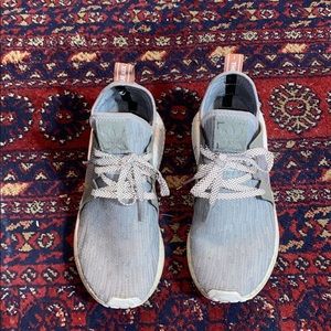 Grey reflective nmds